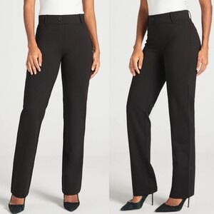 Betabrand Black Pants Womens Size Large Trousers Comfy Workwear Minimalist